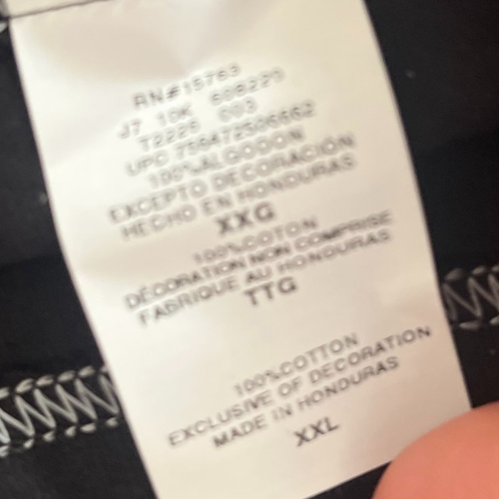 NEW/UNISEX} Champion Tee-Shirt, Black/ XXL - Picture 8 of 11